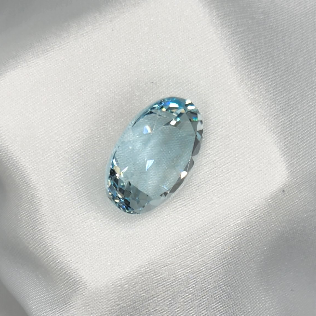 Beautiful Gemstone natural stone Very Rare top Aquamarine Oval shape hand made faceted 12×10 mm jewelry making