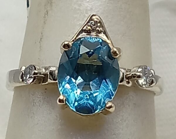 diamond topaz ring - Image 3