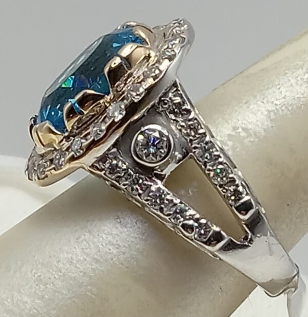 diamond topaz ring - Image 3