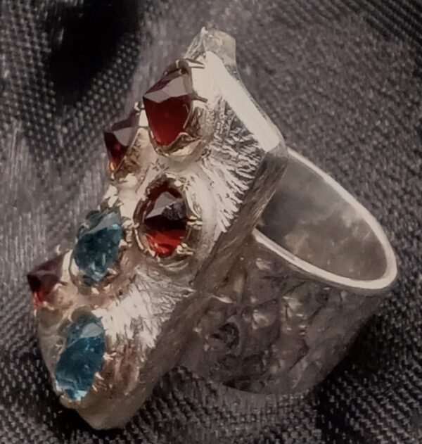 garnet topaz ring - Image 5