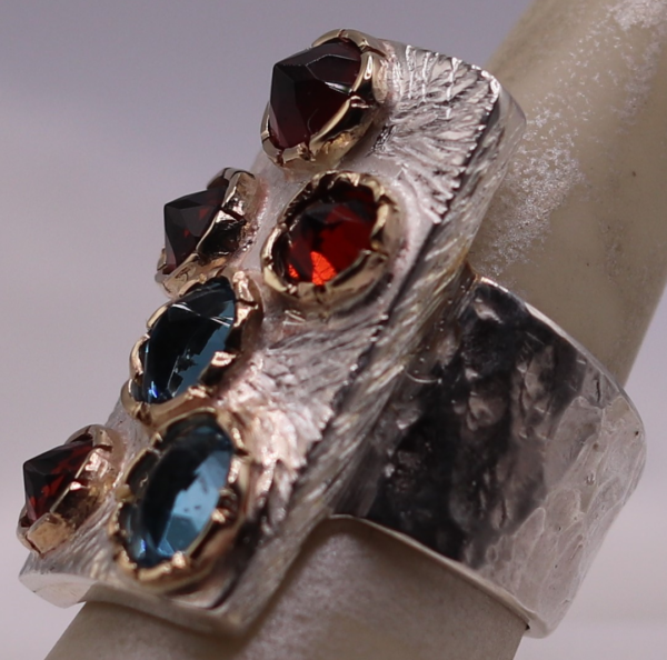 garnet topaz ring - Image 2